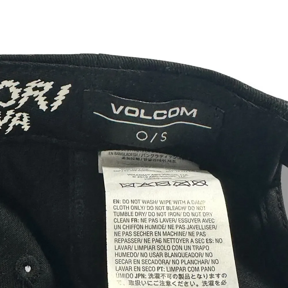 Volcom Tetsunori Tawaraya Embroidered Snapback Hat Big Boys One Size